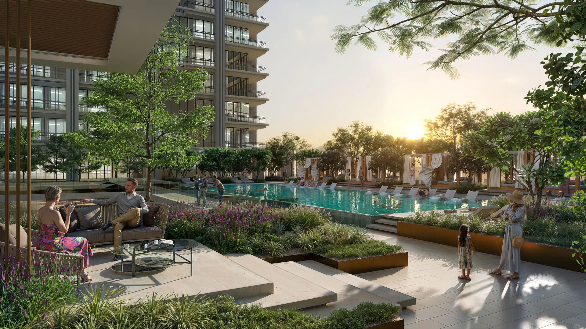 Pool-View-The-Residences-DIFC-Zabeel-District